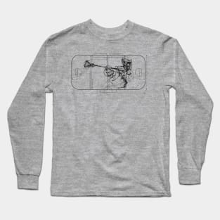 Lax Field Box Shooter Long Sleeve T-Shirt